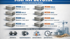 Марки бетона