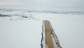 Зимняя забивка свай