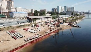 Шпунтовые ограждения у воды