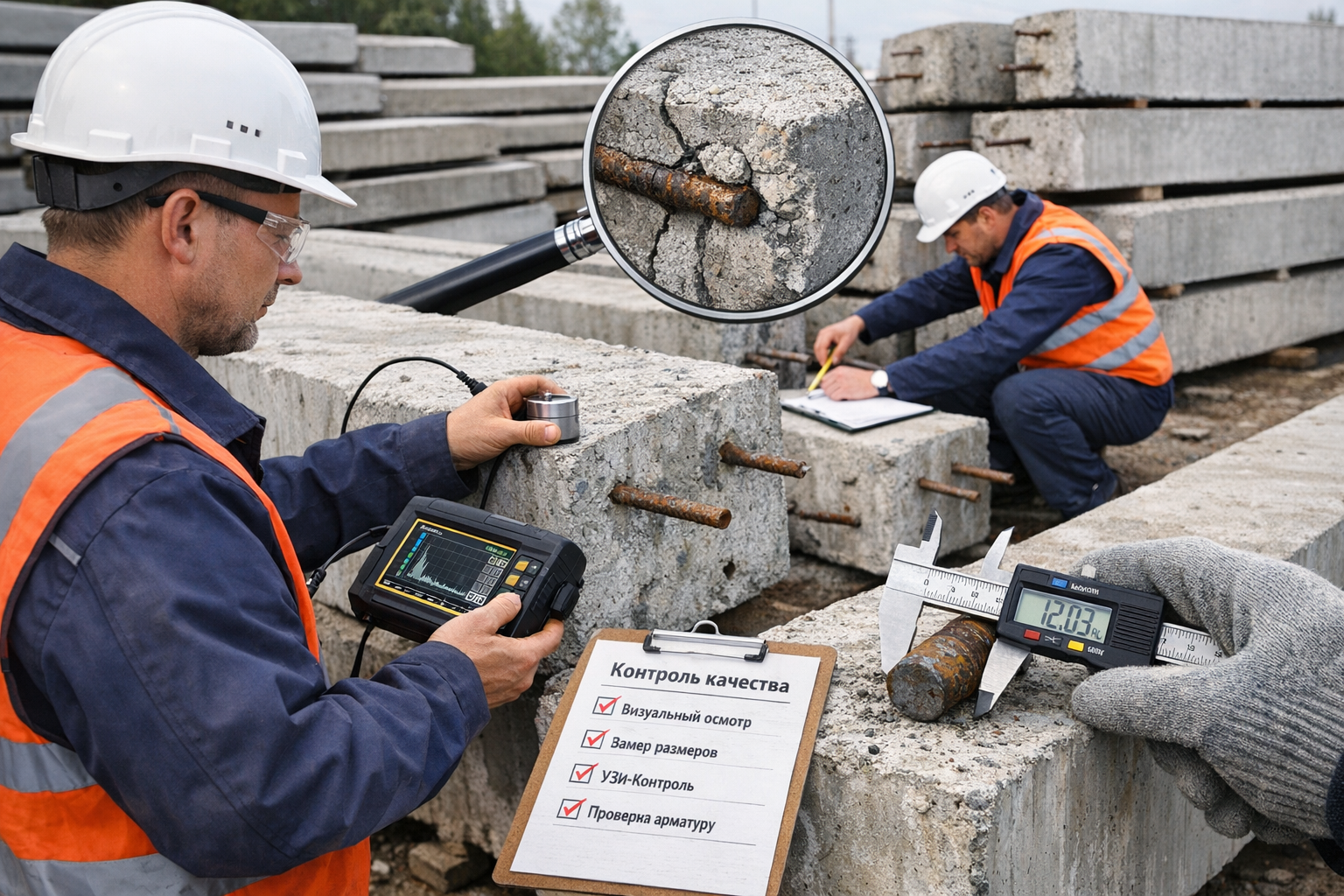 Контроль качества железобетонных свай