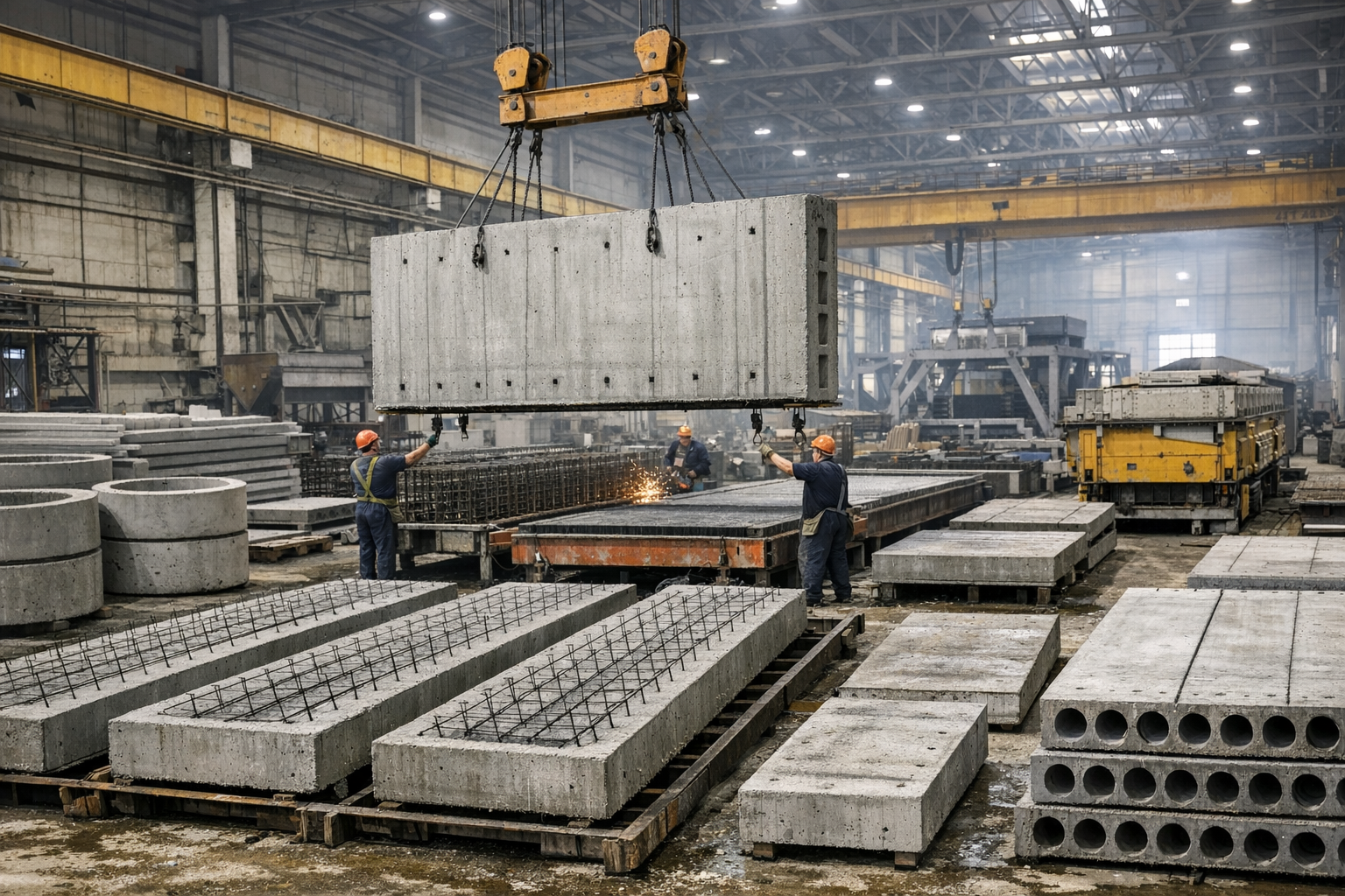 Производство железобетонных изделий